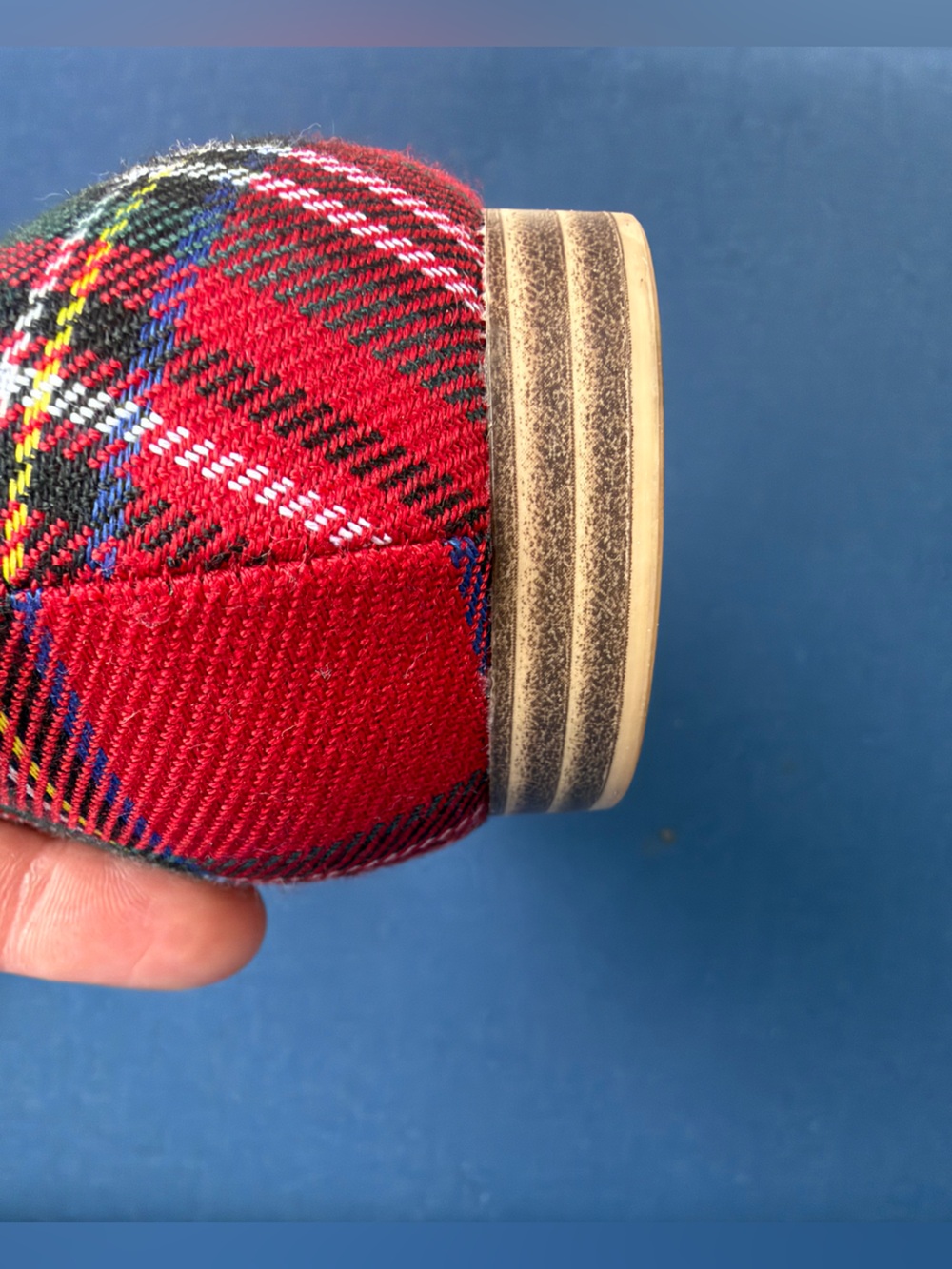 Isaac Mizrahi Amaya Women's Red Tartan Plaid D'Orsay Flats 7.5 Pointed Toe Party - Picture 7 of 16